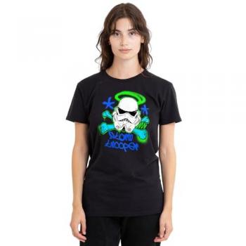 Star Wars Trooper Stencil Shirt, Black Edition