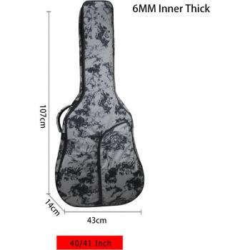 36/41 Inch Classical Guitar Case with 900D Waterproof Oxford Fabric
