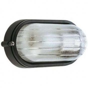 Grand Luminaire Ovale Noir E27 Design Industriel