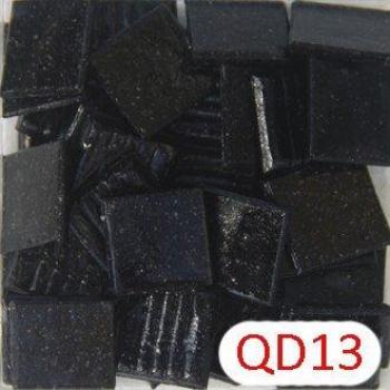 Quarz Mosaik Fliesen 200g/68 Stück 20x20mm Weiß Schwarz
