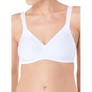 Triumph Modern Soft Cotton Non-Wired Bra - Women's White - D Cup