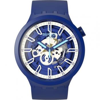 Swatch Big Bold Iswatch Blue SB01N102 Herren Uhr