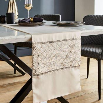 Champagne Deco Sequin Tablecloth