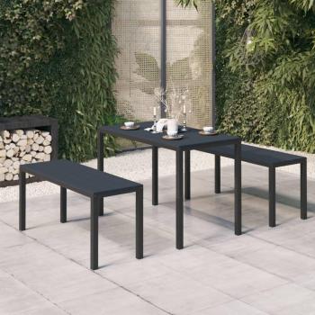 VidaXL Set Divani da Giardino 3 pz Grigio Cuscini Massello di Pino