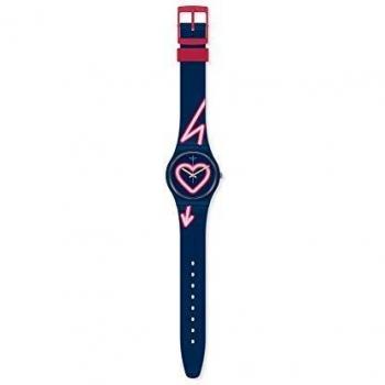 Swatch Frau Analog Quarzzeitmesser Silikonarmband GN267