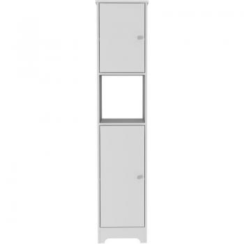 Columna de baño Ibis de melamina con 2 puertas y 1 estante