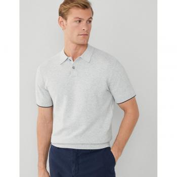 Polo liso para hombre Hackett con botones de nácar