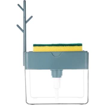 Bathroom Soap Dispenser with Towel Storage