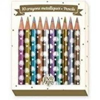 0 Mini Crayons Métallisés Chic Lovely Paper