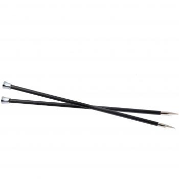 Aiguilles à tricoter KNITPRO Karbonz 35 cm n° 2,5 – Laiton et carbone
