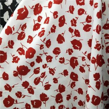 Tela de gasa floral para vestidos Hawaianos