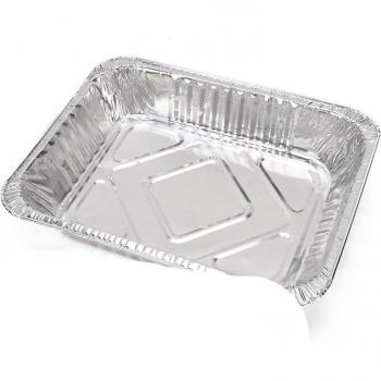 Zinnkarton BBQ-Backmatten 50er Pack – Einweg, umweltfreundlich, mit Aluminiumschutzfolie