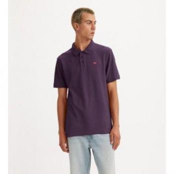 Levi's® Poloshirt mit Batwing-Logo in Nachtblau