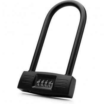 Heavy Duty U-Lock for Bikes and Scooters - Anti-Theft Combo Lock