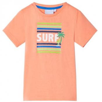 VidaXL Youth T-shirt Neon Orange 104