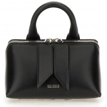The Attico Women’s Friday Mini Leather Handbag – Black, Universal Fit