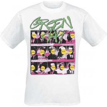 T-Shirt Green Day Nimrod Pink Paint Uomo Bianco M