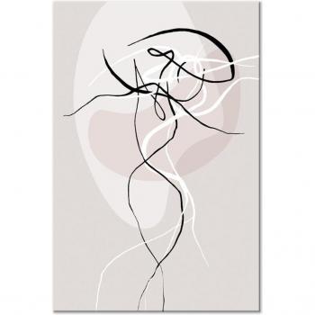Décoration Murale Châssis Bois Énergie Beige