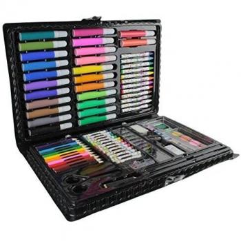 Mallette de Coloriage 86 Pièces Feutres Crayons de Couleurs 26x3.8x34.3 cm