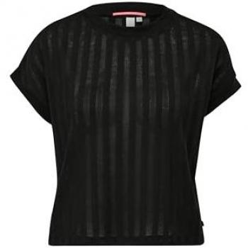 QS T-Shirt mit Musterstruktur