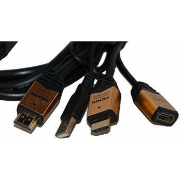 Adaptador HDMI 1x1 Macho y Hembra