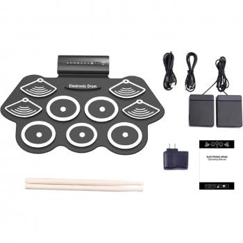Roll Up 7-Pad Electronic Drum Set