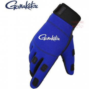 Gamakatsu Sport‑Ready Fishing Gloves – Three Finger, Wear-Resistant, Riding Grip