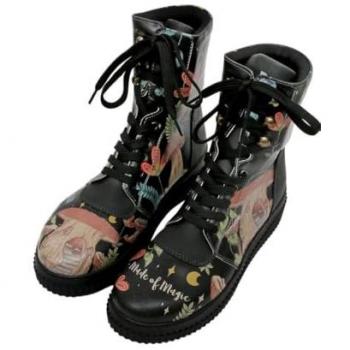 DOGO Damen Future Boots Made of Magic Vegan Schnürboots