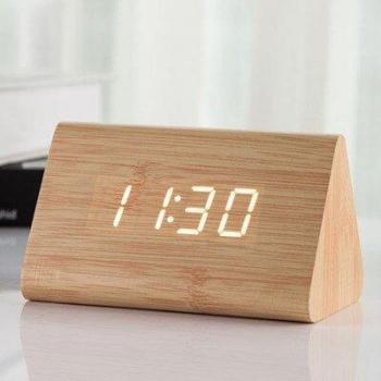 JINSUN Mini LED Thermometer Alarm Clock