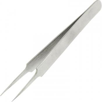 Stainless Steel Straight Tweezers with Pointy Tip 11cm
