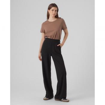 Pantalon large Vero Moda en jersey noir