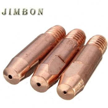 10 Puntas de Contacto M6 para Soplete de Soldadura MIG/MAG - Diámetros 0.8/1.0/1.2mm
