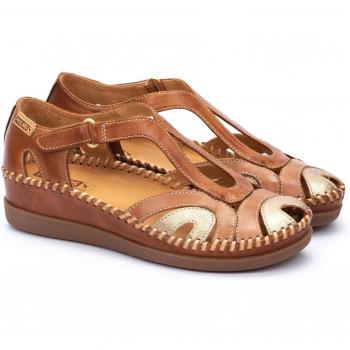 Pikolinos Semi-closed Leather Shoes CADAQUES W8K