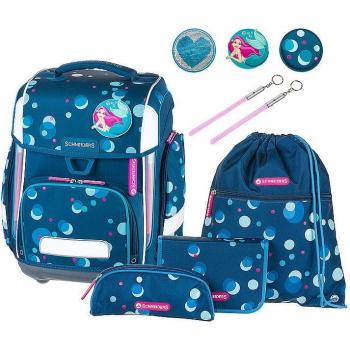 SCHNEIDERS Ergonomischer Schulranzen Polkadot mit LED-Licht-reflektierenden Details