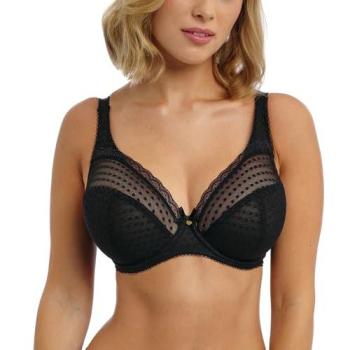 Freya Women's 32D Black Plunge Bra – Spot‑Light Design