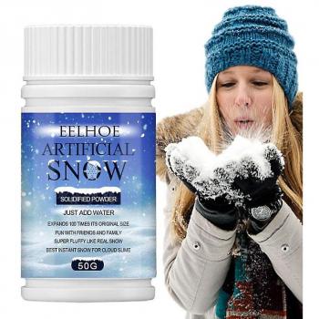 Fausse décoration de neige