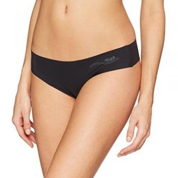 Braga Zero Feel Sin Costuras Sloggi - Tanga Mujer Negro Poliamida Tamaño Grande