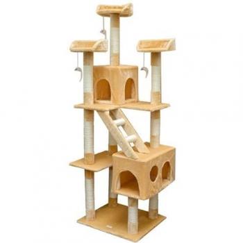 Katzenkletterparadies Heidi – 1,80 m Natursisal-Stamm