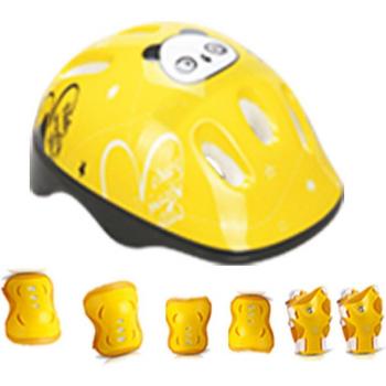 Cascos + Protector Rodilla 7 Unidades Set de Seguridad para Patinaje