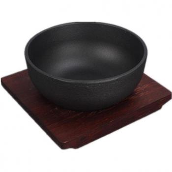 Bol en pierre coréenne pour Bibimbap avec plateau - induction