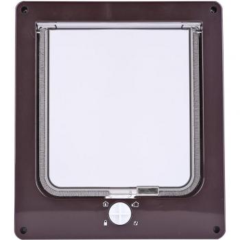 Lockable Pet Flap Door for Dogs and Cats