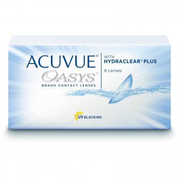 Lentes Acuvue Oasys Curva 8.8 Dioptrías -5.75 (Paquete de 6)