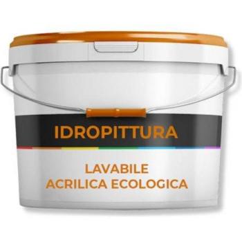 Ferramenta EcoPittura Bianco Idropittura Lavabile Murale Acrilico Kg 20