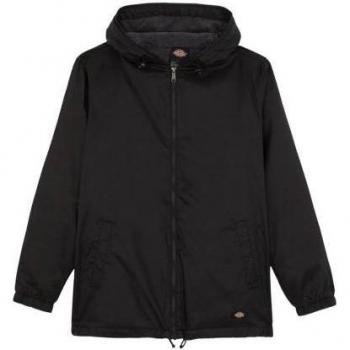Dickies Men's Hooded Nylon Fleece Lined Jacket - Black - Size: 44/Regular