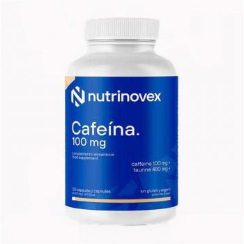 Cápsulas Nutrinovex de Cafeína e Taurina - Sabor Neutro (120 Cápsulas)