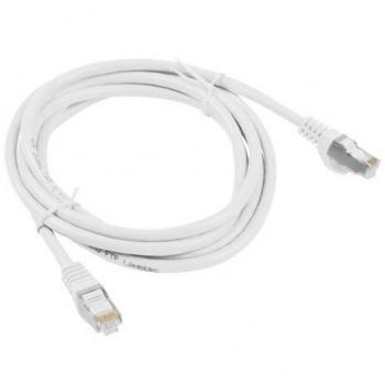 Lanberg 1 m Cable de Red Cat 6 con Conector RJ45 y Blindaje FTP en Color Blanco
