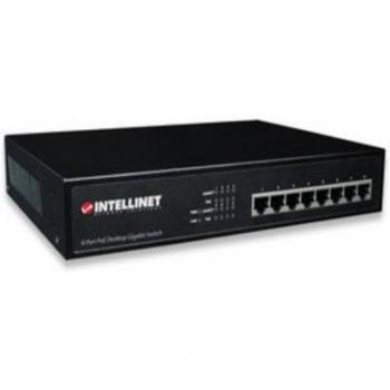 Intellinet 8-Port Gigabit Ethernet Power over Ethernet Switch