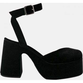 Mim Lizard Negro Tacón Plataforma Mujer