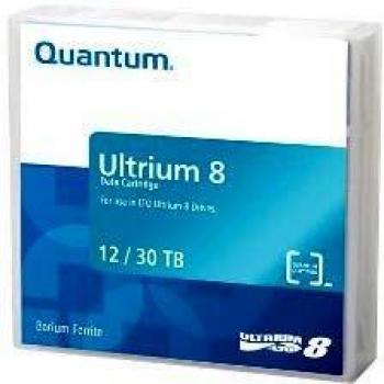 Quantum 3343204 Ultrium LTO 8 Data Cartridge 12TB Native / 30TB 2.5:1 Compression,Black