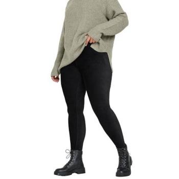 Size 18 Noir Cord Leggings